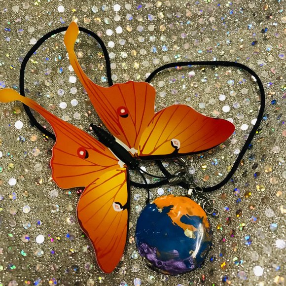 Reversible Unique Rare Vintage Handmade Necklace - Picture 5 of 12